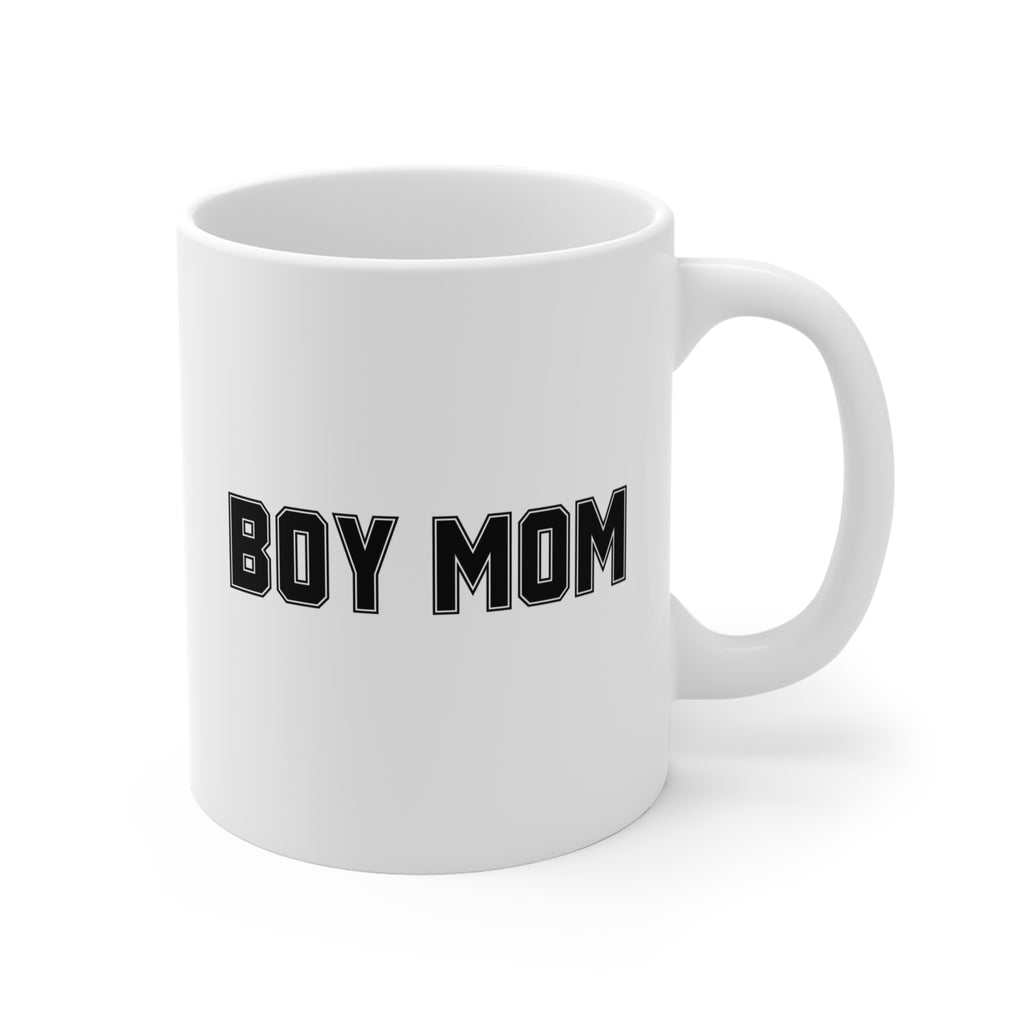 BOY MOM COFFEE MUG
