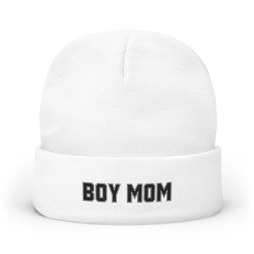 BOY MOM KNIT BEANIE