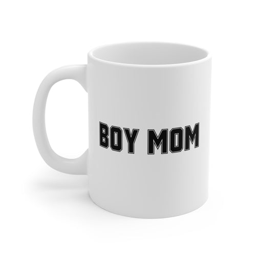BOY MOM COFFEE MUG